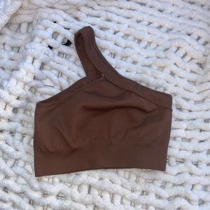 one strap sports bra